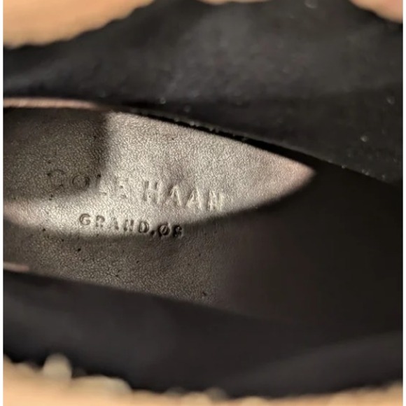 Cole Haan Laree Suede Sock Bootie Women's 9.5 in Mocha Mousse Block Heel Stretch - Picture 7 of 10